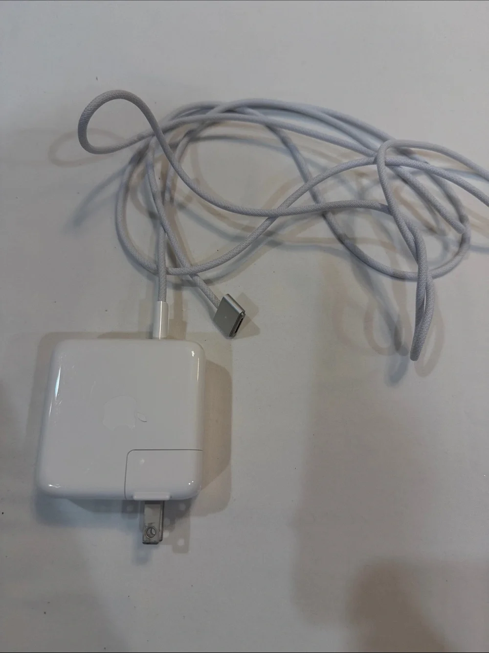 Apple White MagSafe Charger with Braided Cable